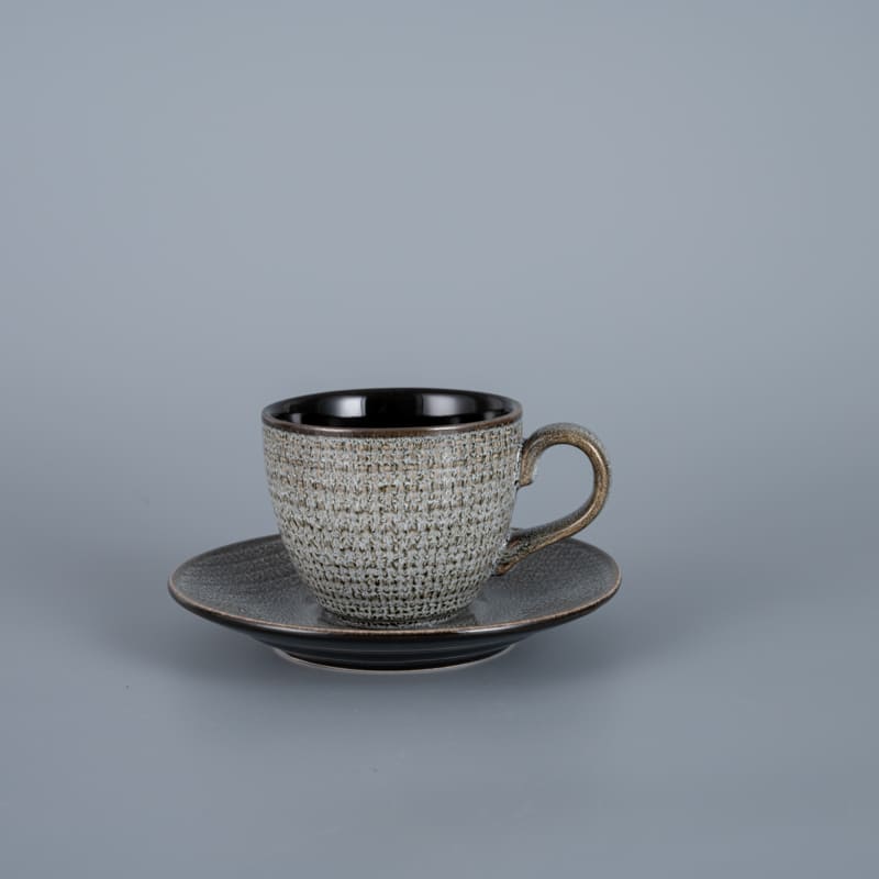180ml 100ml Coffee Espresso Cup with Saucer (2)