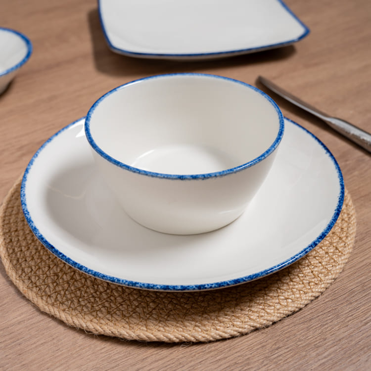 Tigela de sopa pequena de porcelana (2)