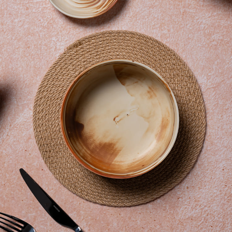 Shallow Pasta Bowl Porcelain (2)