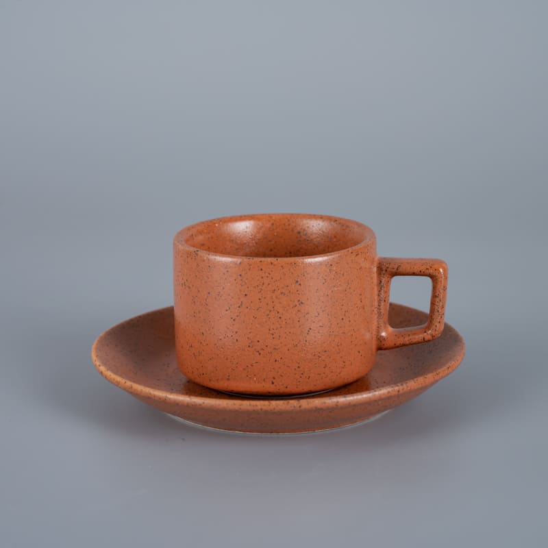 Speckled Coffee Cup & Pires (4)