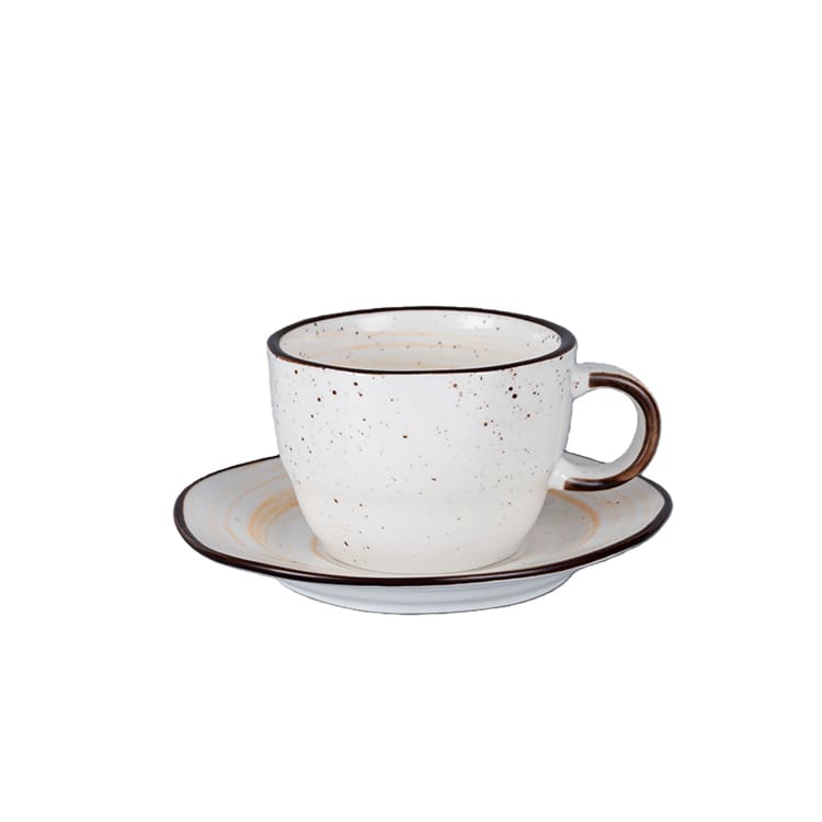 Porcelain 200ml 250ml Cup with Saucer (1)