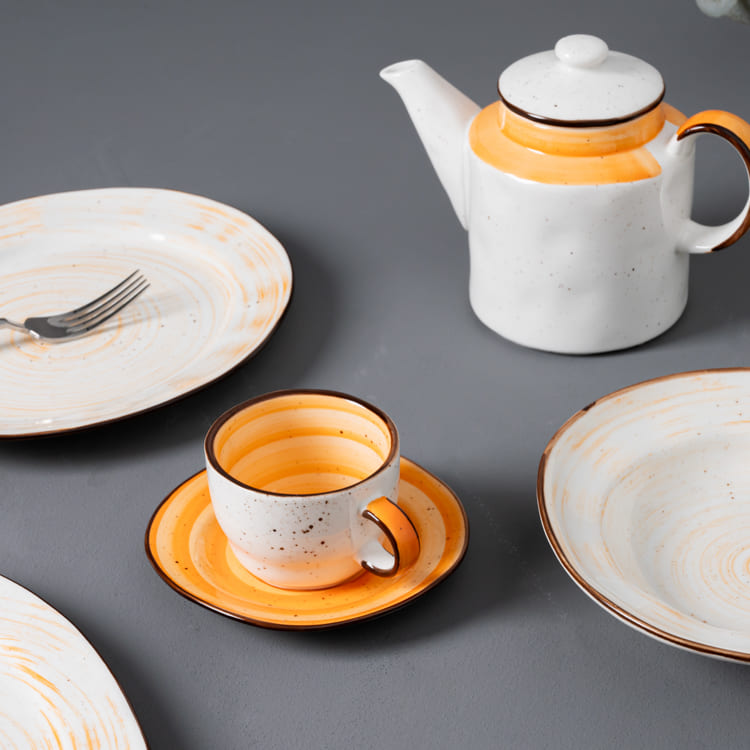 Porcelain 200ml 250ml Cup with Saucer (3)