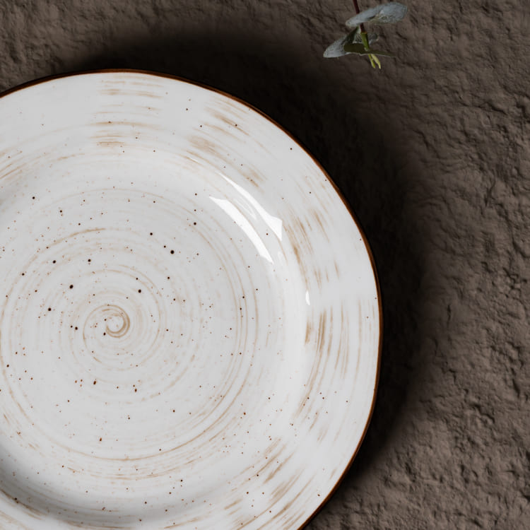 Porcelain Reactive Glaze Plate Dinnerware (1)