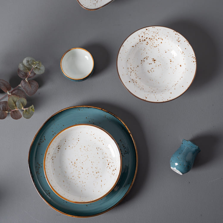 Porcelain Round Coup Deep Plate (2)