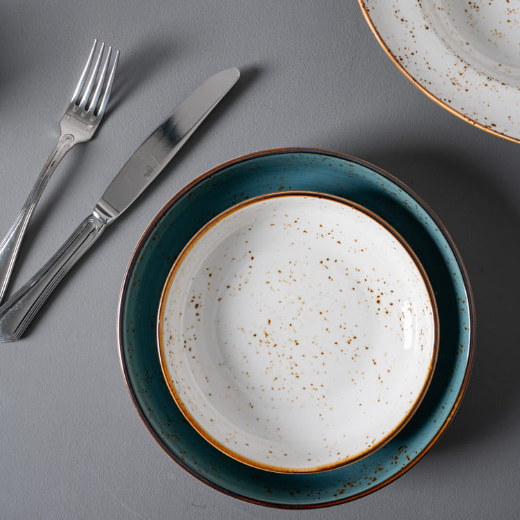 Porcelain Round Coup Deep Plate (4)