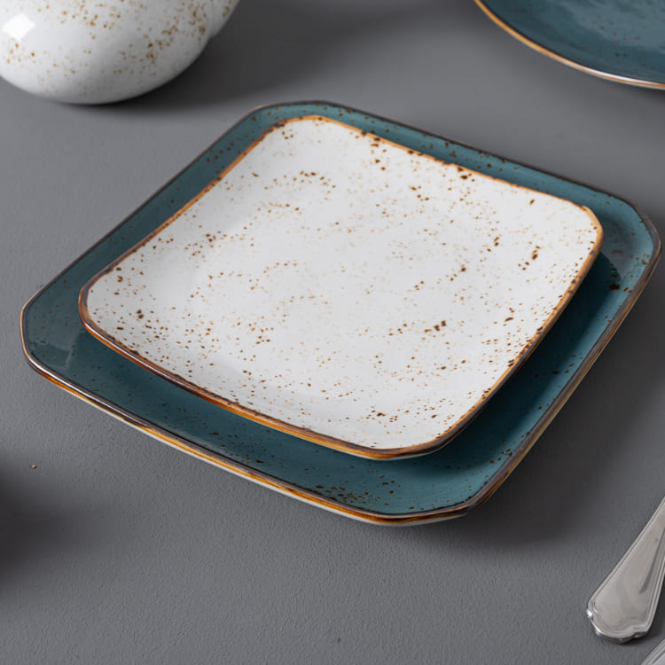 Porcelain Square Coup Plate (3)