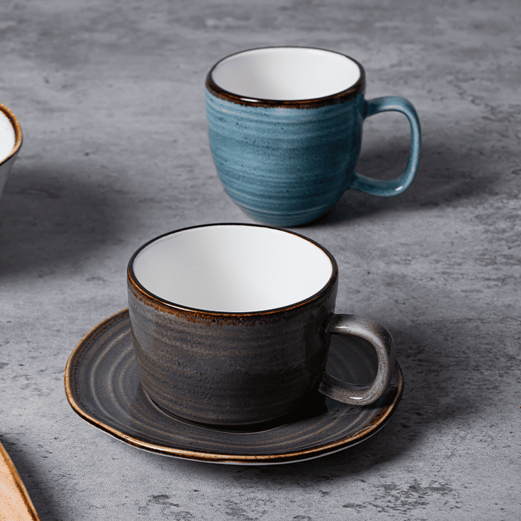 Reactive Glaze Porcelain Coffee Cup & Mug (1)
