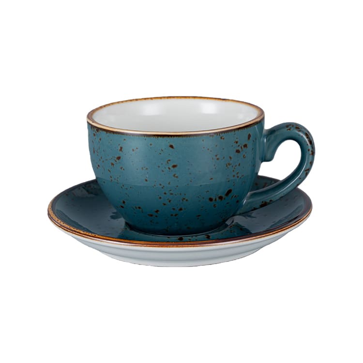 Speckled Porcelain Coffee Cup & Pires (5)