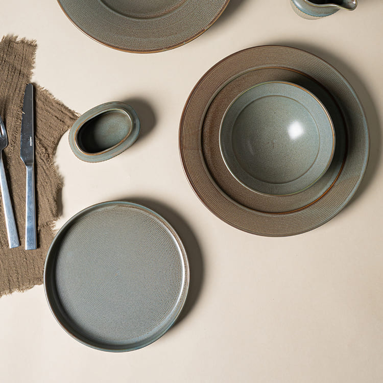 Gray Sand Glazed Porcelain Bowl (4)