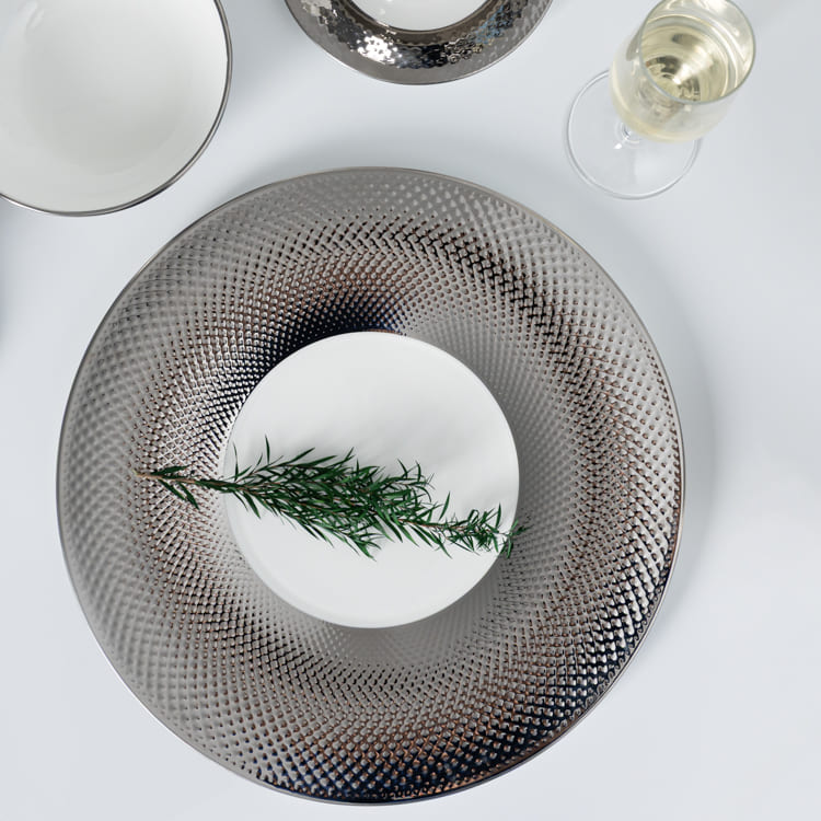 Bone China Tableware with Silver Electroplating (4)