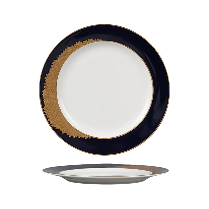 Black Gold Bone China Dinnerware Set (5)