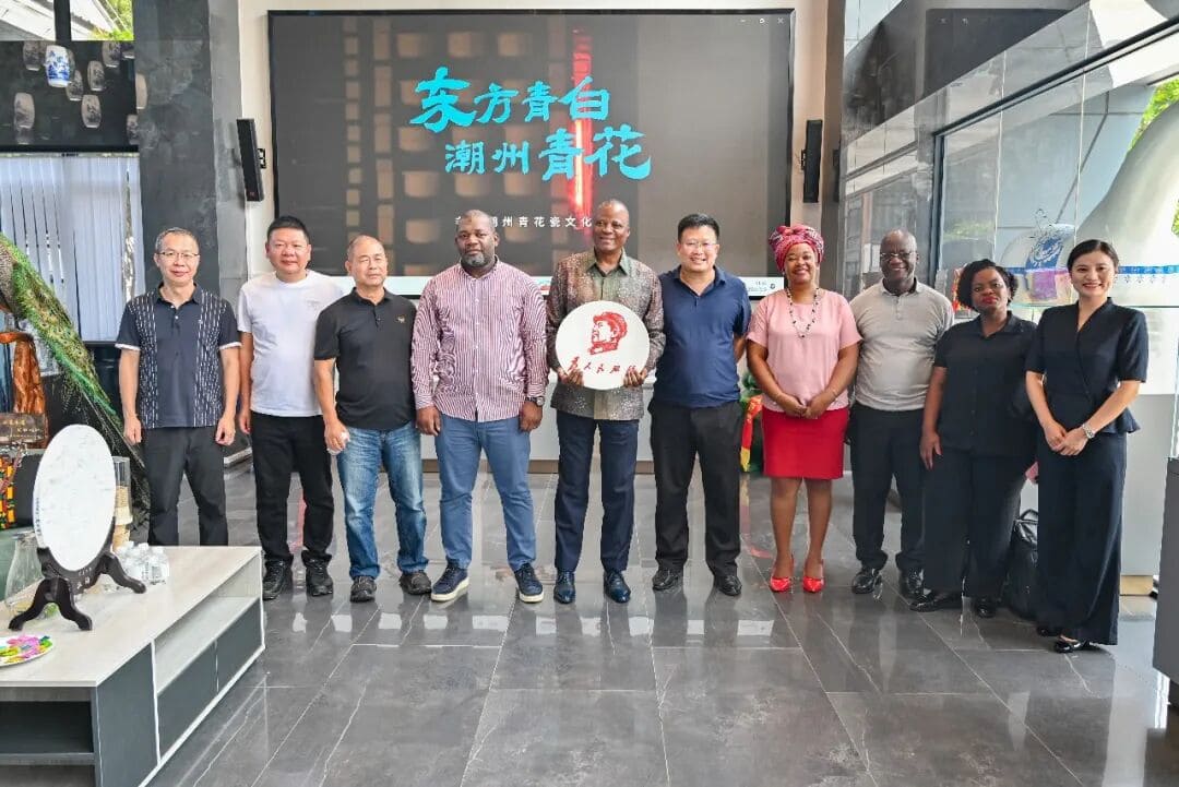 PITO Welcomes Mozambican Delegation to Experience Chaozhou Blue and White Porcelain Heritage (2)