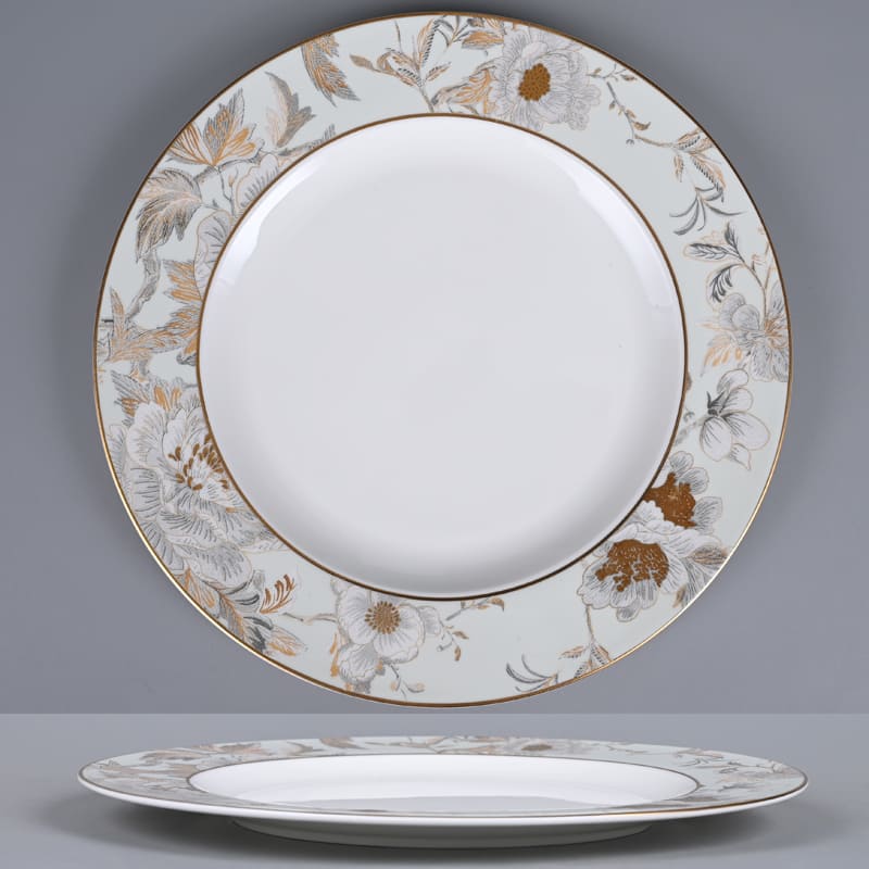 Splendid Flourishing Bone China Dinnerware Set (7)