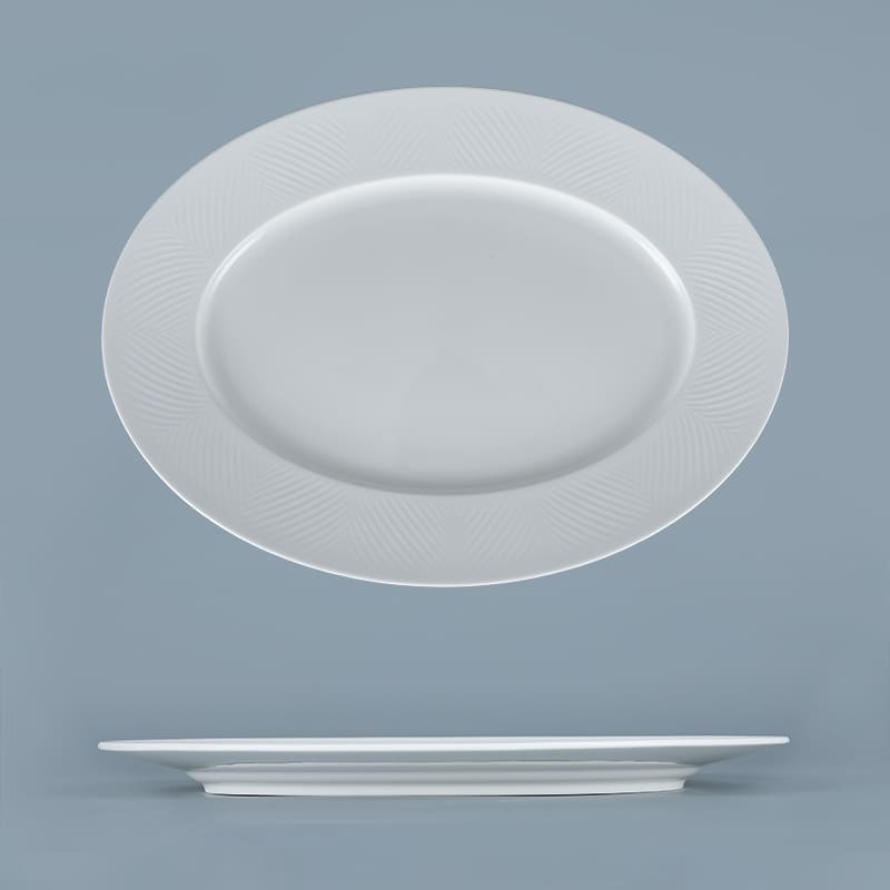 Bone China Oval Serving Platter (3)