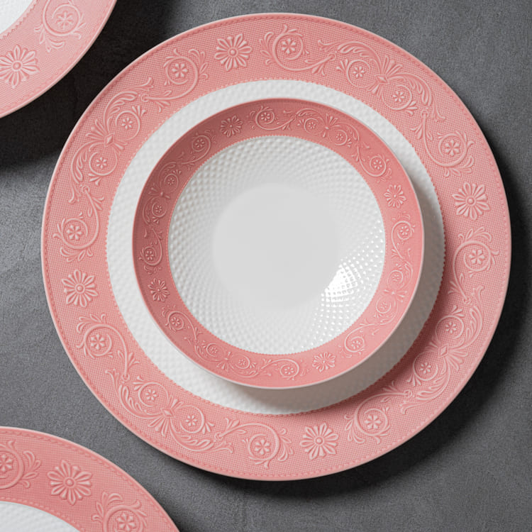 Constella Embossed Bone China Plates (1)