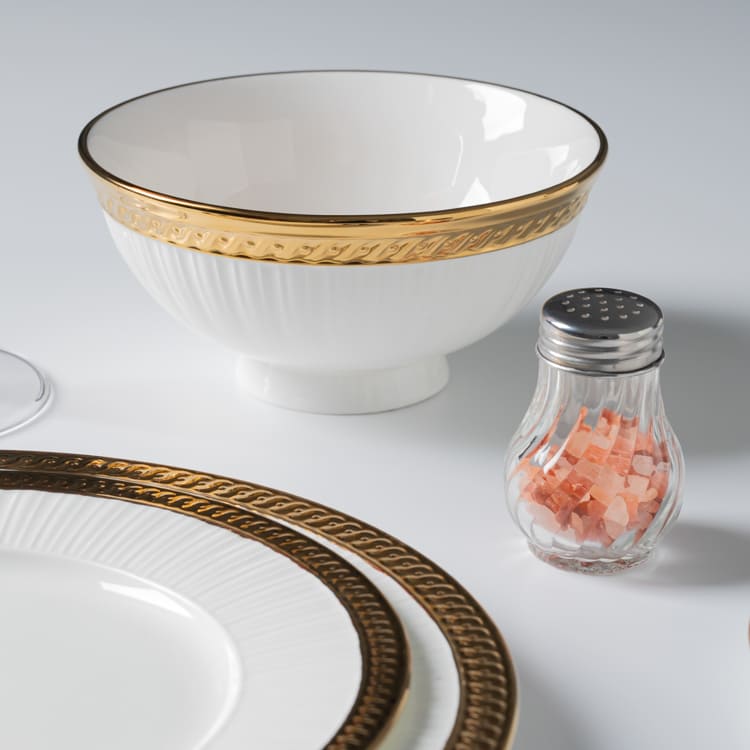Gold Electroplated Plate Fine China (1)