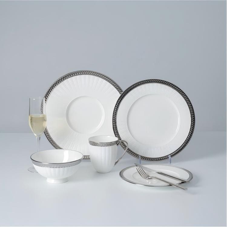 Silver Electroplated Dinnerware Set (4)