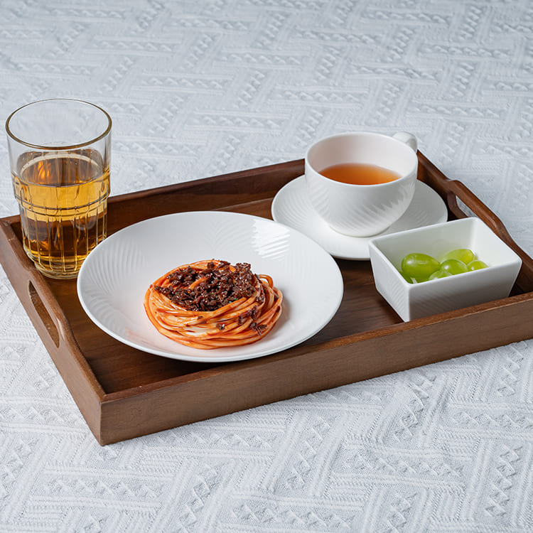 White Bone China Dinnerware for Hotel Breakfast (2)