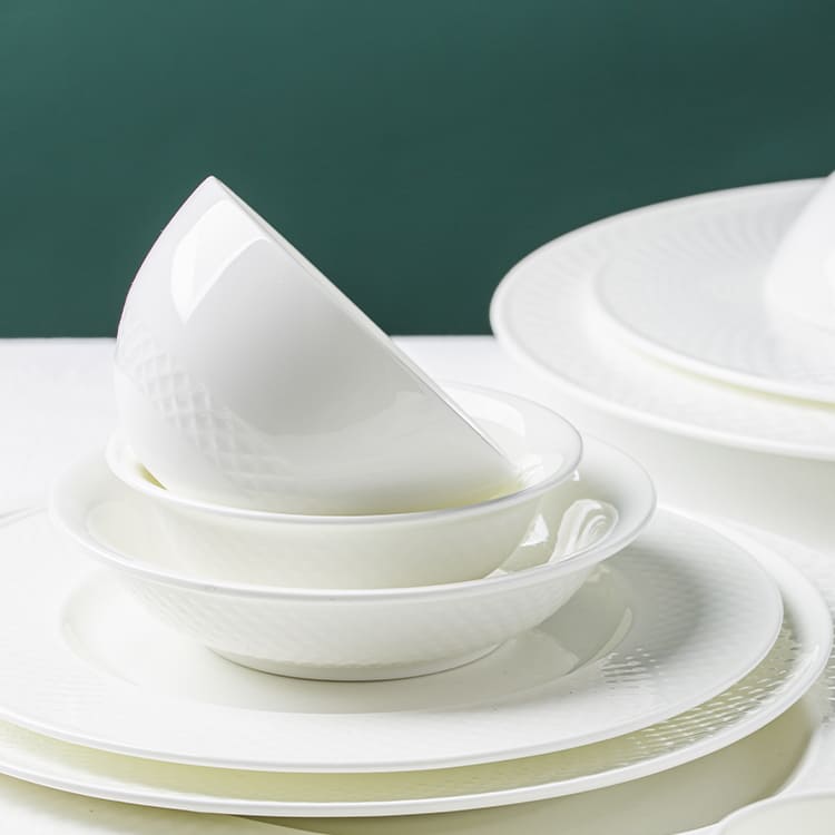 White Cereal Bowl 6 Inch (3)