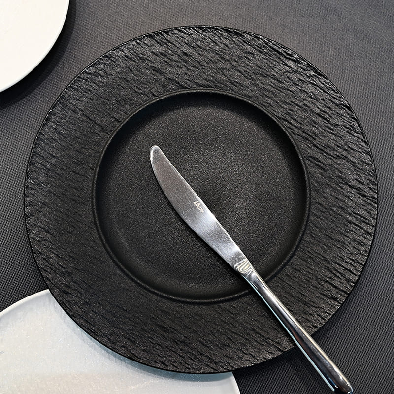 Matte Black Porcelain Dinner Plate 10.5 Inch (1)