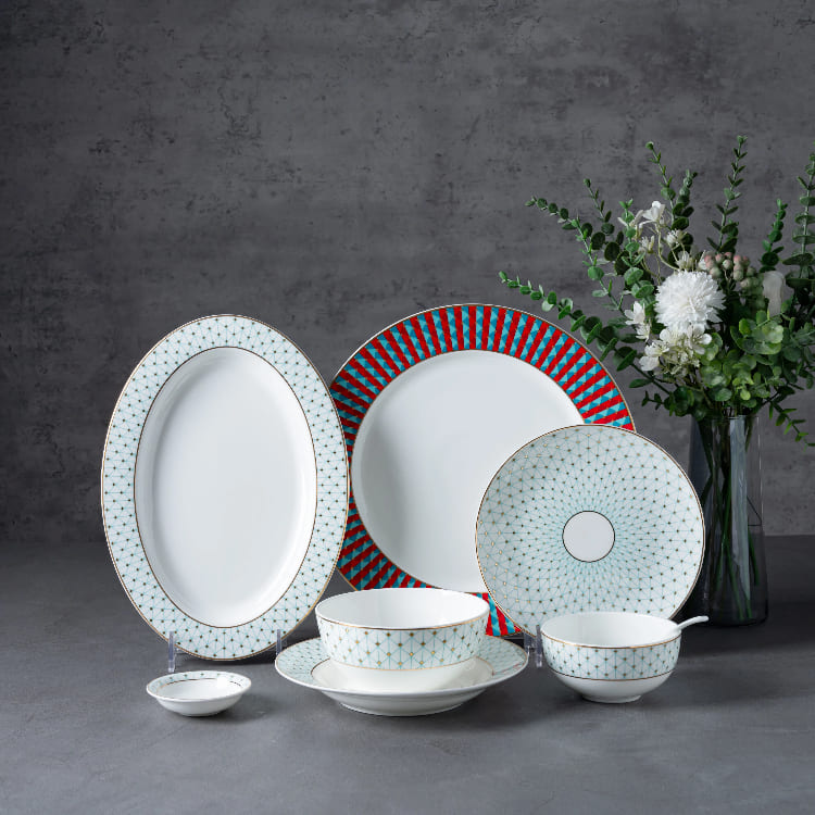 Modern Bone China Dinner Set (2)