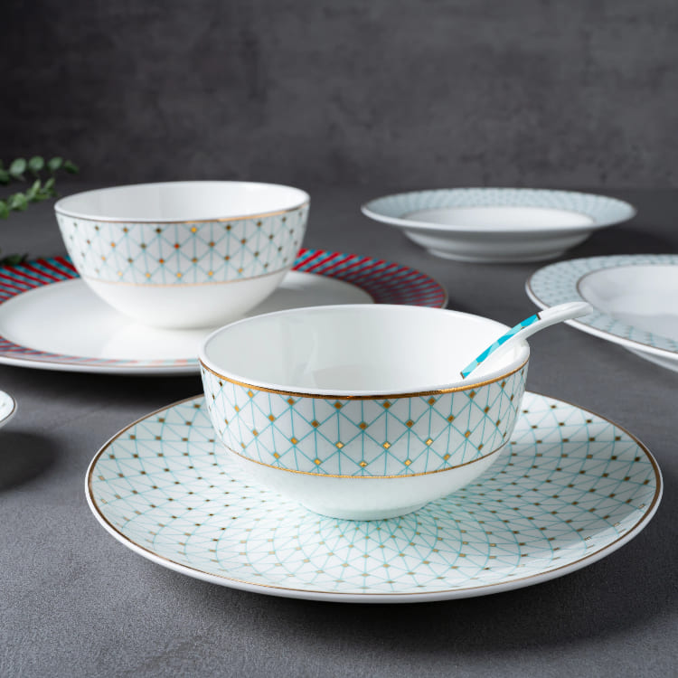 Modern Bone China Dinner Set (4)