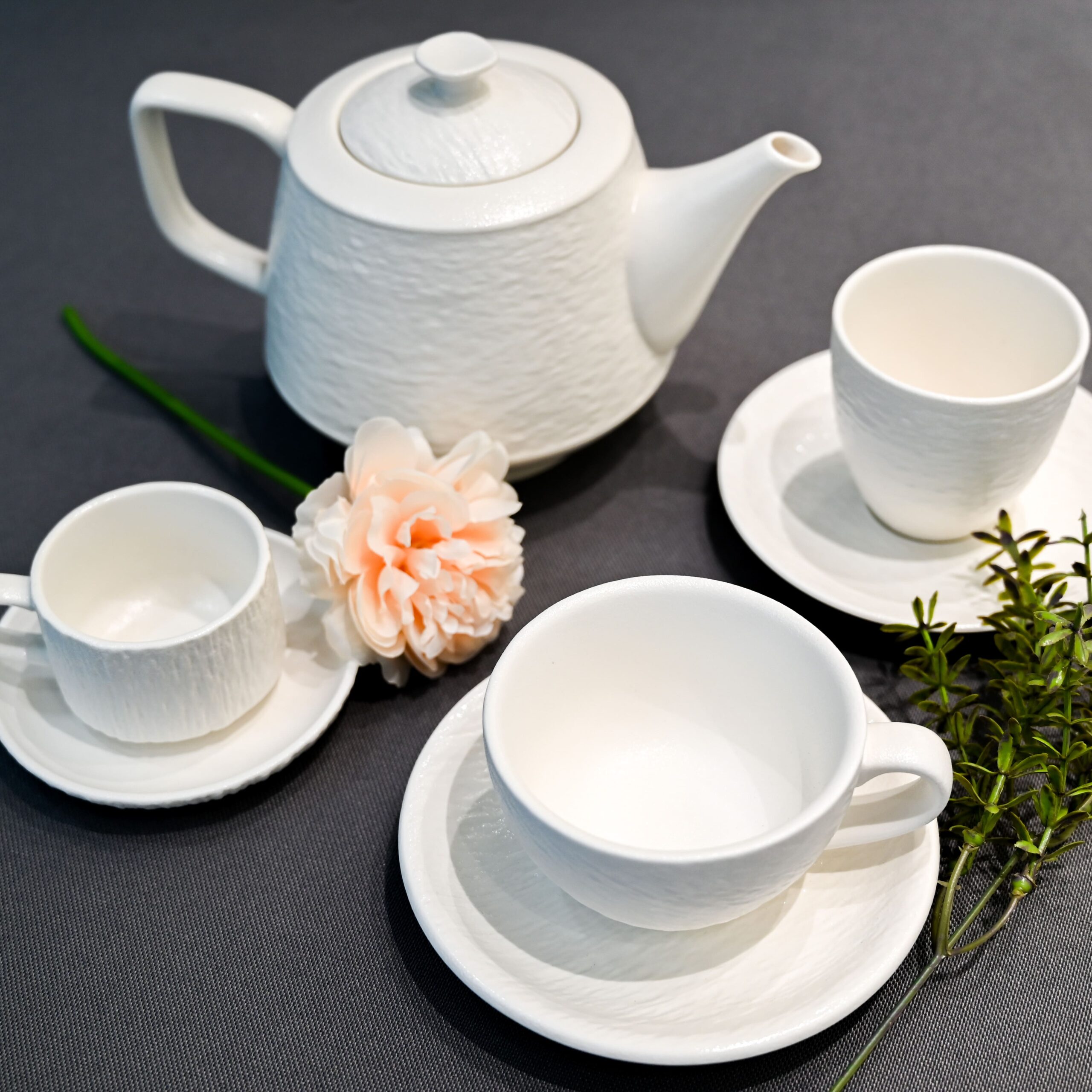 Modernes Porzellan-Kaffeetassen-Set (1)