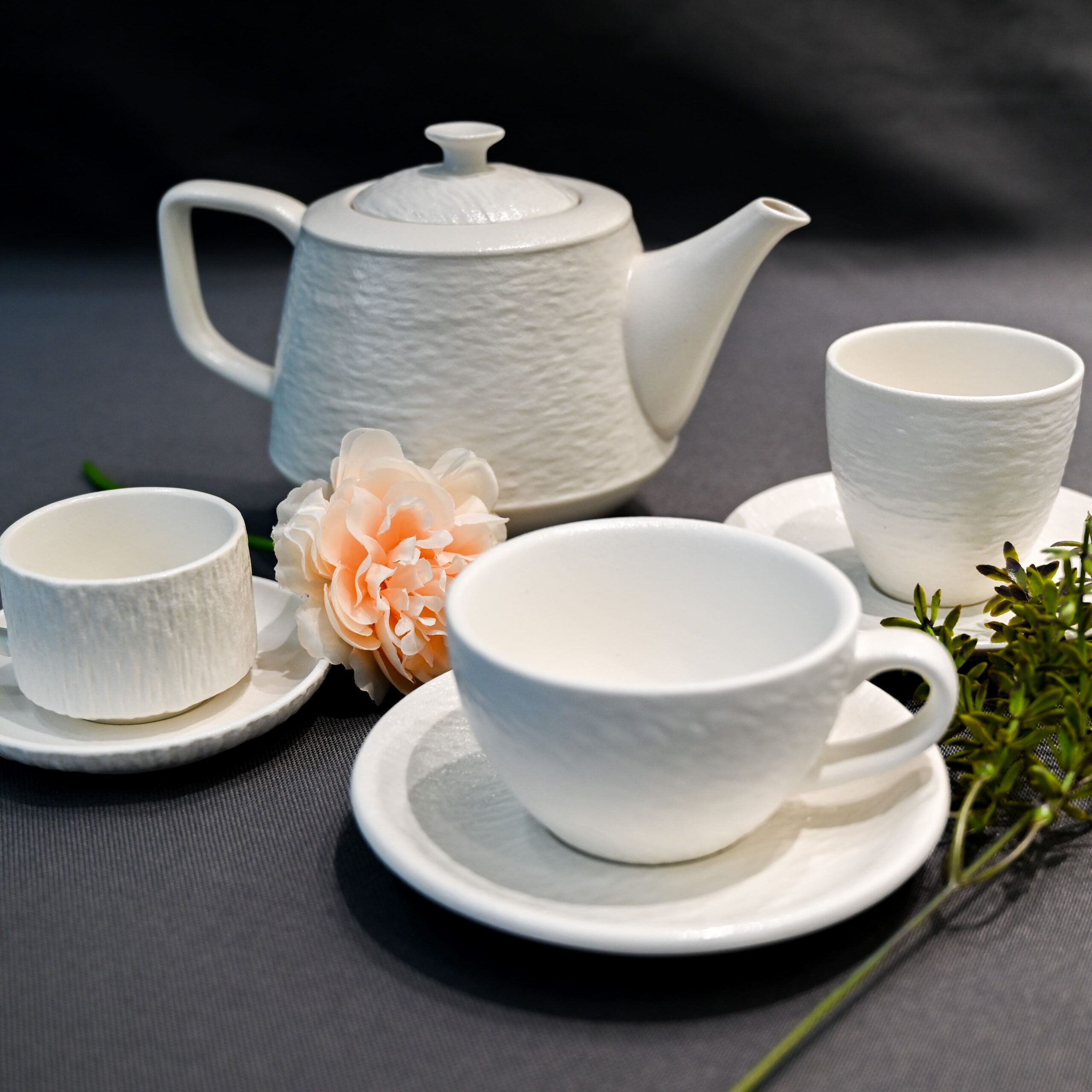 Modernes Porzellan-Kaffeetassen-Set (3)