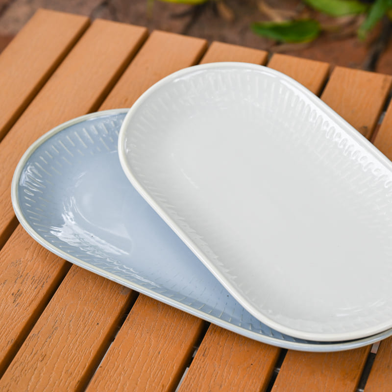Oval Porcelain Serving Plate (3)