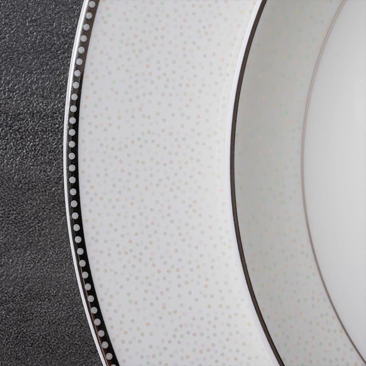 Silver Rim Bone China Dinnerware (1)