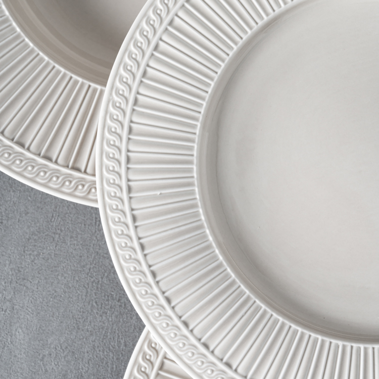 Babylon Taupe 11.25 Inch Streak Plate (4)