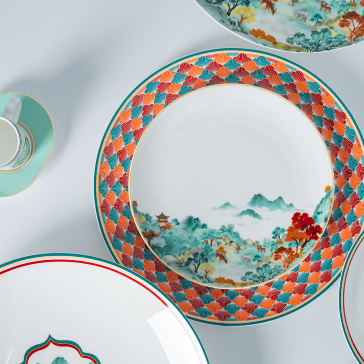 Conifer Aura Chinese Style Plates (3)