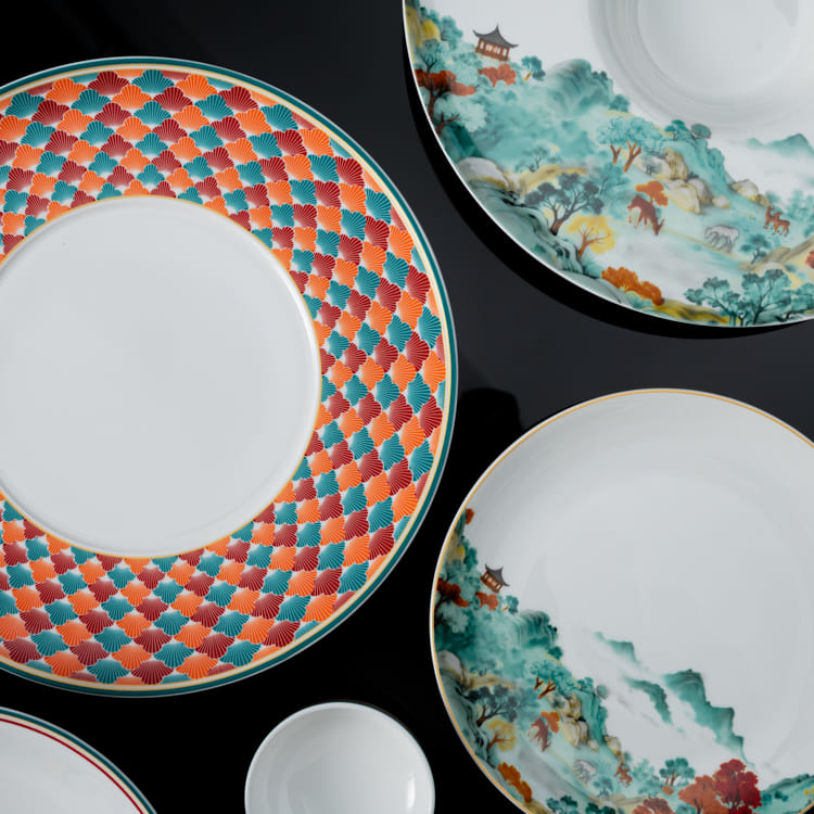 Conifer Aura Chinese Style Plates (5)