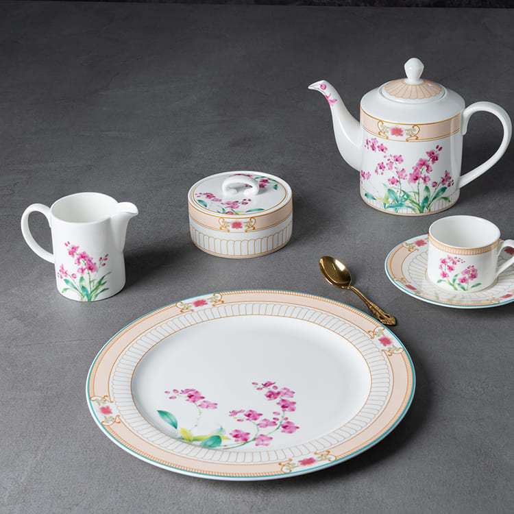 Elegance Chinese Flower Plate (3)