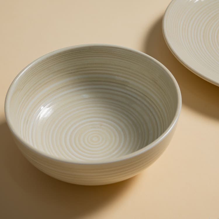 Yellow Reactive Glaze Porcelain Tableware Collection (3)